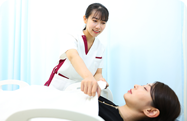 鎮静剤で痛みの軽減を心掛けた検査
