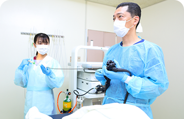 大腸ポリープ切除の日帰り手術が可能